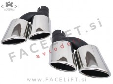 Audi A4 B8 8K 07-15 nastavki za izpuh S line izgled