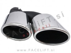 Audi A4 B8 8K 07-15 nastavki za izpuh S line izgled Audi A4 B8 8K 07-15 nastavki za izpuh S line izgled
