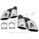 Audi A4 B8 8K 07-15 nastavki za izpuh S line izgled Audi A4 B8 8K 07-15 nastavki za izpuh S line izgled