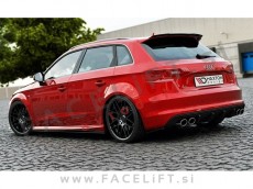 Audi A3 8V 12-16 podaljški zadnjega odbijača Audi A3 8V 12-16 podaljški zadnjega odbijača
