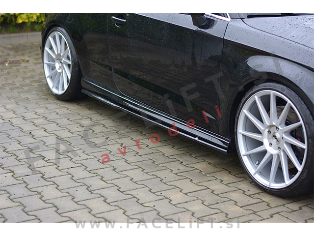 Audi A3 8V 12-20 podaljški pragov Audi A3 8V 12-20 podaljški pragov