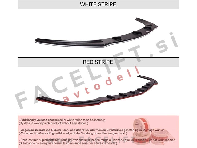 Audi A3 Limuzina S3 S line / 8V (16-20) / podaljški zadnjega odbijača