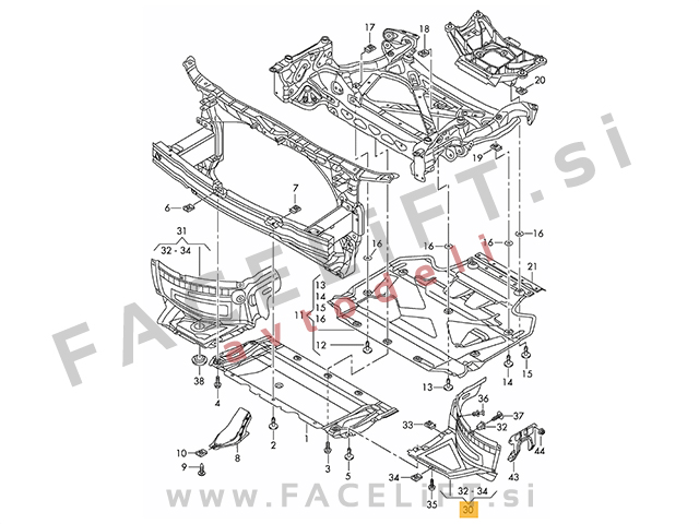 Audi A6 4G C7 11-18 sprednji kolotek desni Audi A6 4G C7 11-18 sprednji kolotek desni