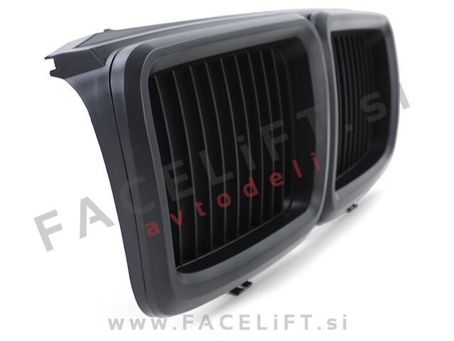 BMW 7 / E32 (86-94) / ledvičke / črne (mat)