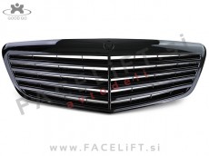 Mercedes S / W221 (09-13) / maska / črna (sijaj)