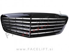 Mercedes S / W221 (09-13) / maska / črna (sijaj)