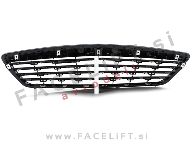 Mercedes S / W221 (09-13) / maska / črna (sijaj)