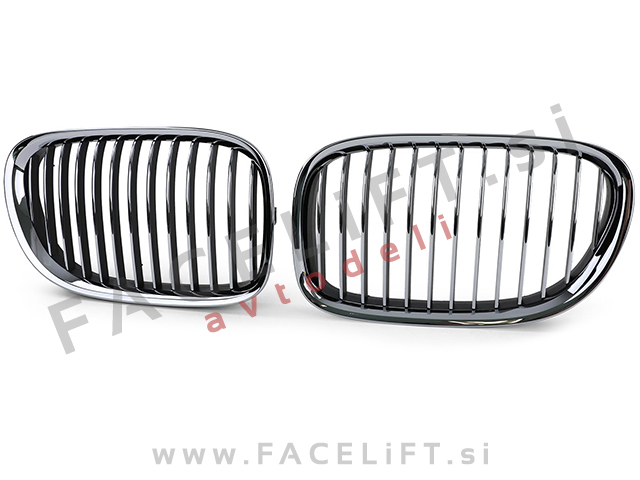 BMW 7 / F01 F02 (08-16) / ledvičke / kromirane (sijaj)