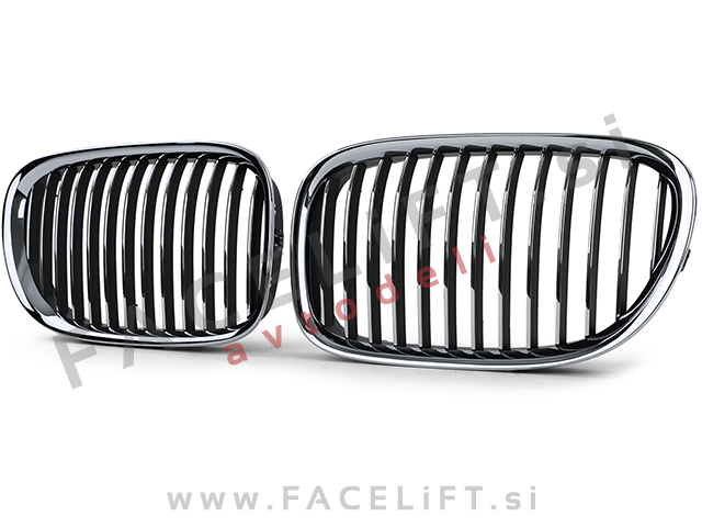 BMW 7 / F01 F02 (08-16) / ledvičke / kromirane (sijaj) BMW 7 / F01 F02 (08-16) / ledvičke / kromirane (sijaj)