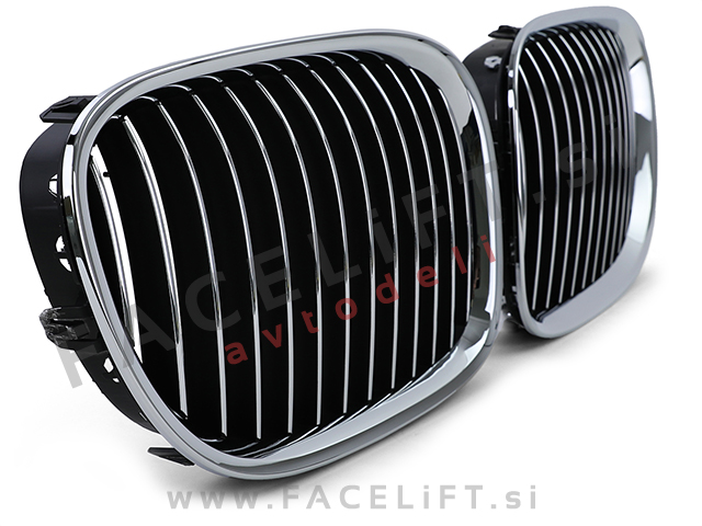 BMW 7 / F01 F02 (08-16) / ledvičke / kromirane (sijaj)