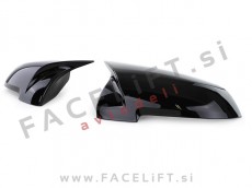 BMW 5 F10 F11 LCI 13-17 pokrovi ogledal M5 izgled črni (sijaj)