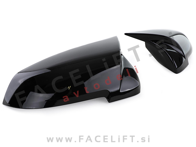 BMW 5 F10 F11 LCI 13-17 pokrovi ogledal M5 izgled črni (sijaj) BMW 5 F10 F11 LCI 13-17 pokrovi ogledal M5 izgled črni (sijaj)