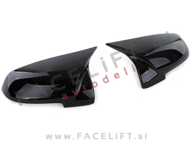 BMW 5 F10 F11 LCI 13-17 pokrovi ogledal M5 izgled črni (sijaj) BMW 5 F10 F11 LCI 13-17 pokrovi ogledal M5 izgled črni (sijaj)