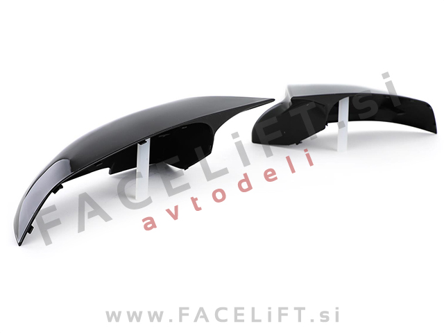 BMW 7 / F01 F02 (12-15) / pokrovi ogledal / M7 / črni (sijaj)