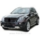 Mercedes ML / W164 (08-11) / maska / kromirana črna (sijaj)