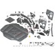 BMW 7 / F01 F02 (08-15) / izolacija pokrova motorja