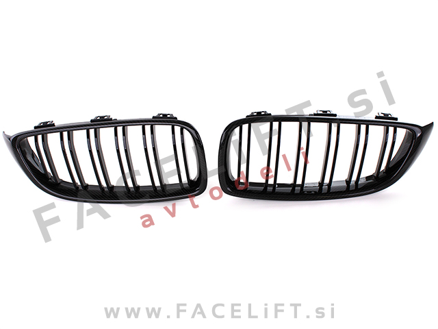 BMW 4 F32 F33 F36 13- ledvičke karbon (sijaj)