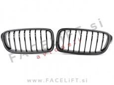 BMW 3 F30 F31 11-19 ledvičke karbon sijaj