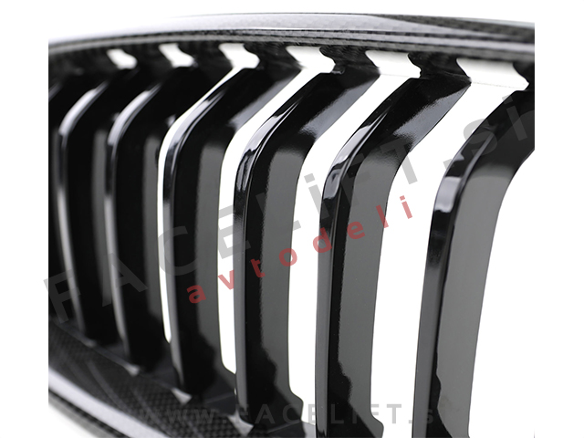 BMW 3 F30 F31 11-19 ledvičke karbon sijaj
