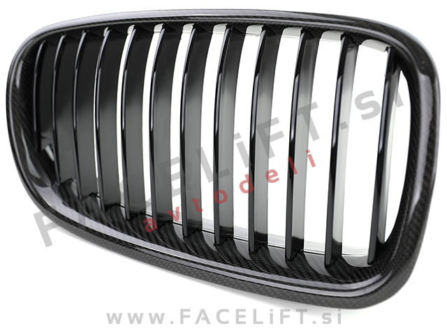 BMW 5 / F10 F11 (10-17) / ledvičke / karbon (sijaj)