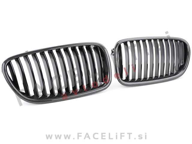 BMW 5 / F10 F11 (10-17) / ledvičke / karbon (sijaj)