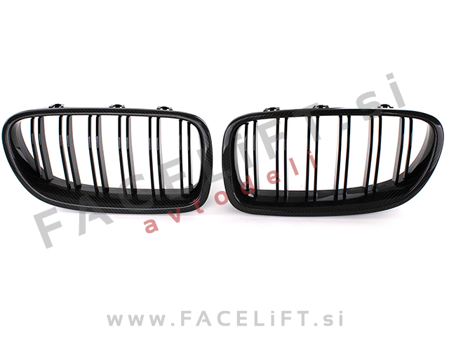 BMW 5 F10 F11 10-17 ledvičke karbon (sijaj)