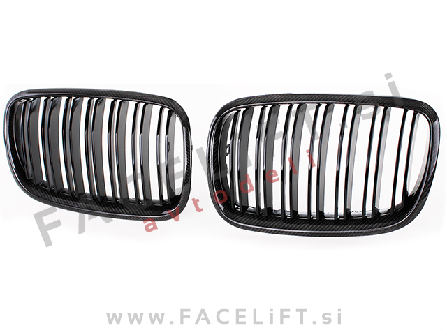BMW X6 E71 E72 08-14 ledvičke karbon sijaj