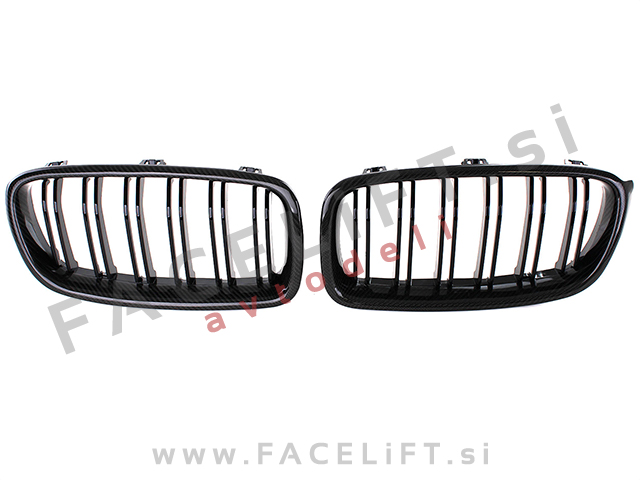 BMW 3 F30 F31 11-19 ledvičke karbon sijaj