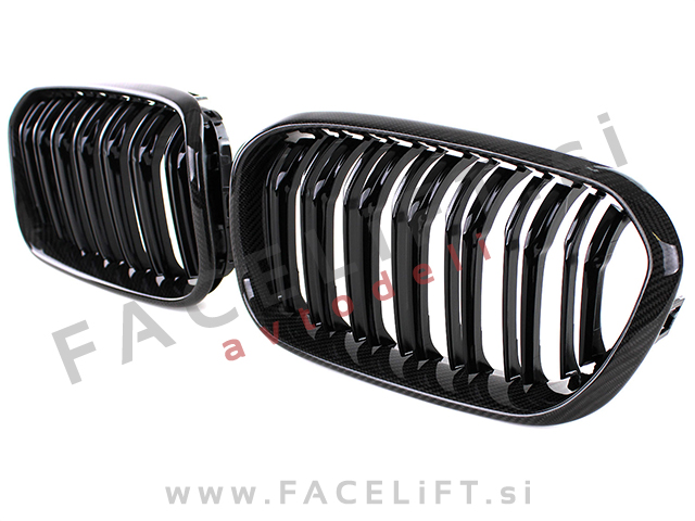 BMW 1 F20 F21 LCI 15-19 ledvičke karbon sijaj