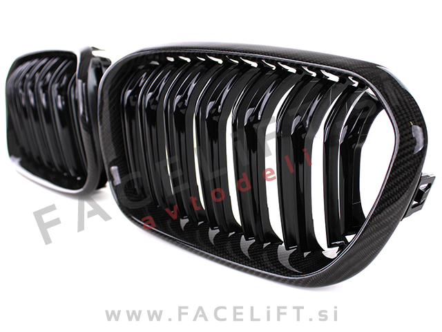 BMW 1 F20 F21 LCI 15-19 ledvičke karbon sijaj