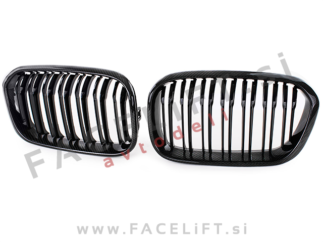 BMW 1 F20 F21 LCI 15-19 ledvičke karbon sijaj
