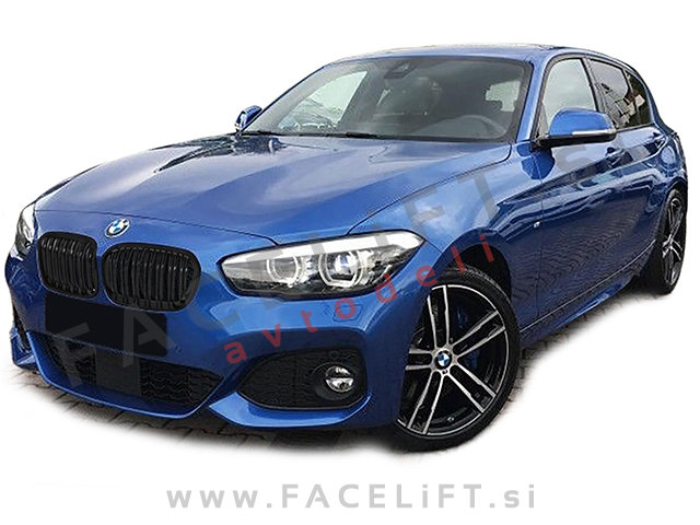 BMW 1 F20 F21 LCI 15-19 ledvičke karbon sijaj