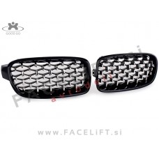 BMW 3 F30 F31 11-19 ledvičke črne kromirane (sijaj)