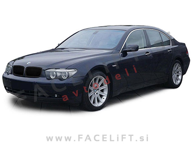 BMW 7 / E65 E66 (01-05) / ledvičke / črne (mat)