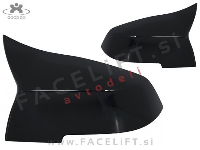 BMW 1 F20 11-19 pokrovi ogledal M1 izgled črni (sijaj)