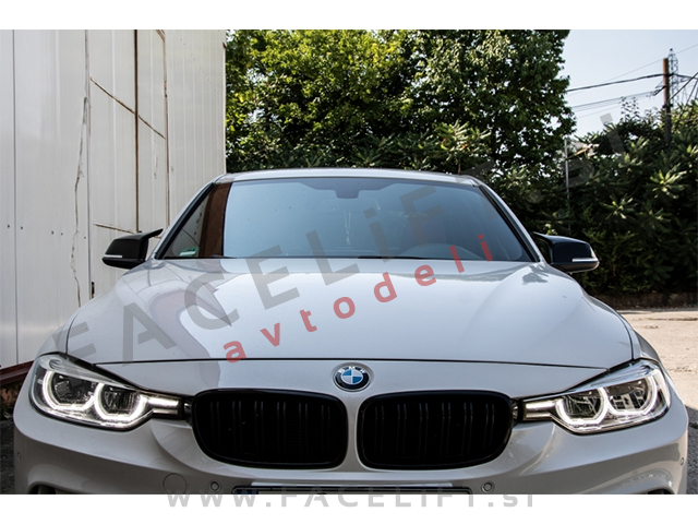 BMW 1 F20 11-19 pokrovi ogledal M1 izgled črni (sijaj)