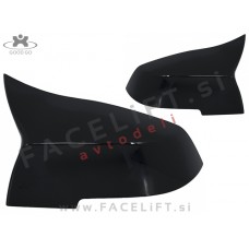 BMW X1 E84 12-15 pokrovi ogledal črni (sijaj)