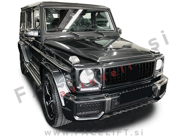 Mercedes G W463 89-18 maska črna sijaj Mercedes G W463 89-18 maska črna sijaj