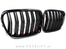 BMW X1 E84 09-15 ledvičke črne (sijaj)