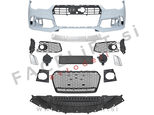 Audi A7 4G 14-18 sprednji odbijač RS7 izgled PDC SRA