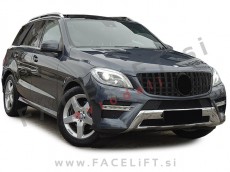 Mercedes ML W166 11-15 maska GT izgled črna (sijaj) Mercedes ML W166 11-15 maska GT izgled črna (sijaj)