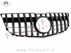 Mercedes GLK X204 12-15 maska črna sijaj kromirana