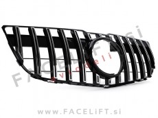 Mercedes GLK X204 12-15 maska črna sijaj kromirana