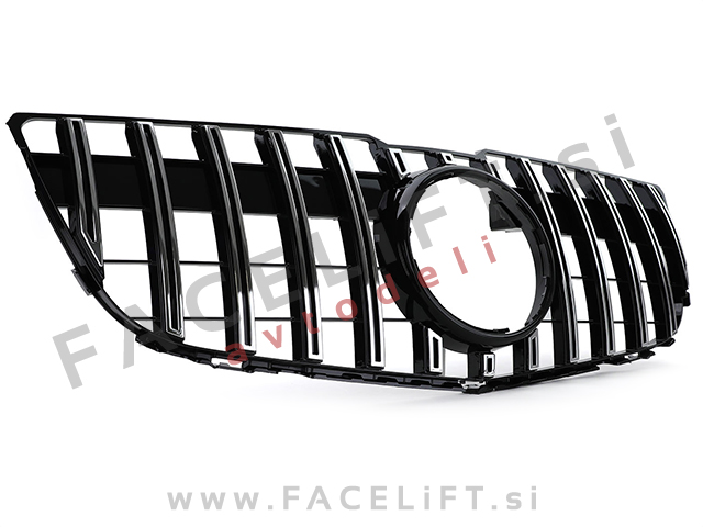Mercedes GLK X204 12-15 maska črna sijaj kromirana Mercedes GLK X204 12-15 maska črna sijaj kromirana
