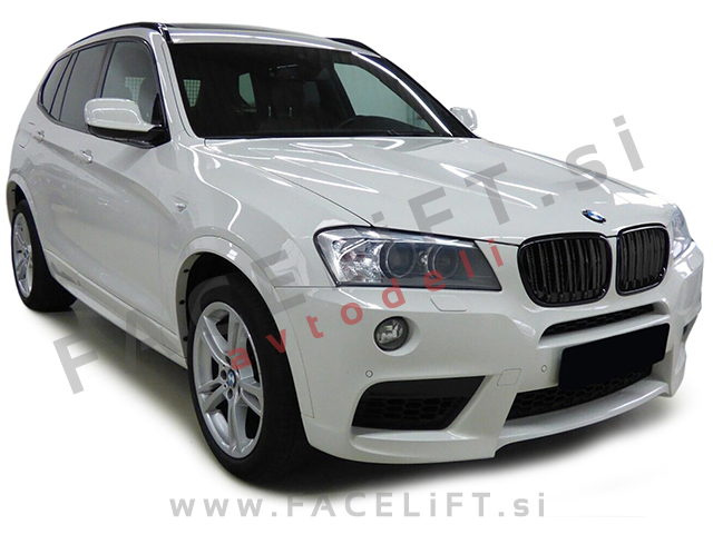 BMW X3 F25 10-14 ledvičke črne (sijaj) BMW X3 F25 10-14 ledvičke črne (sijaj)