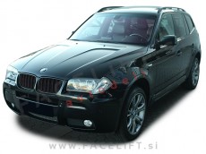 BMW X3 E83 03-10 ledvičke črne sijaj