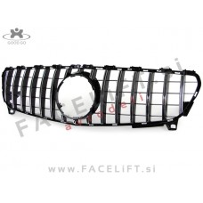 Mercedes A W176 15-18 maska črna kromirana sijaj