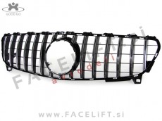 Mercedes A W176 15-18 maska črna kromirana sijaj