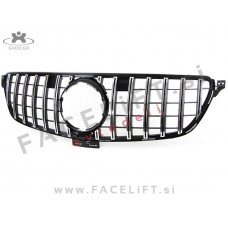 Mercedes GLE W166 15- maska črna kromirana (sijaj)