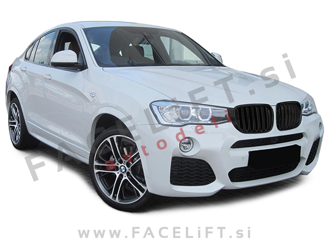 BMW X3 F25 14-17 ledvičke črne (mat)